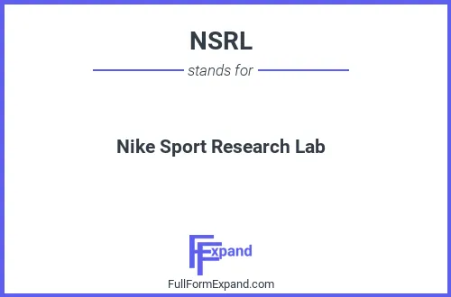 Full form of NSRL