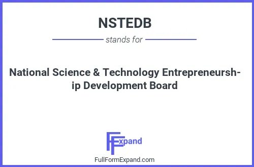 Full form of NSTEDB