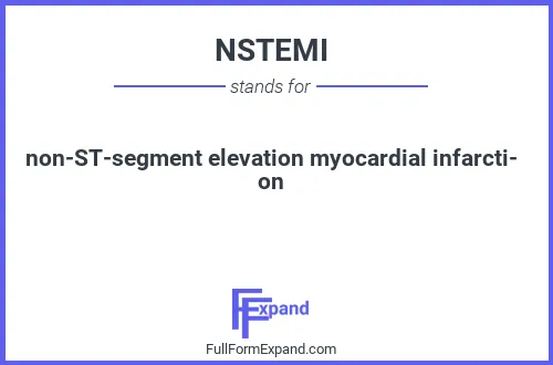 Full form of NSTEMI