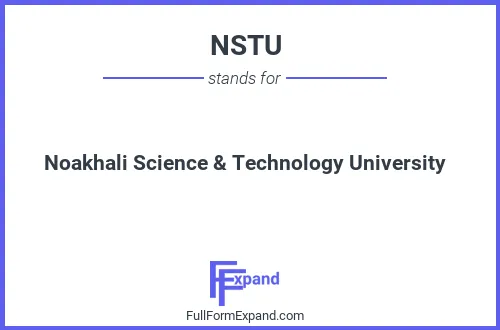 Full form of NSTU