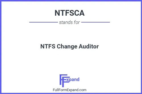 Full form of NTFSCA