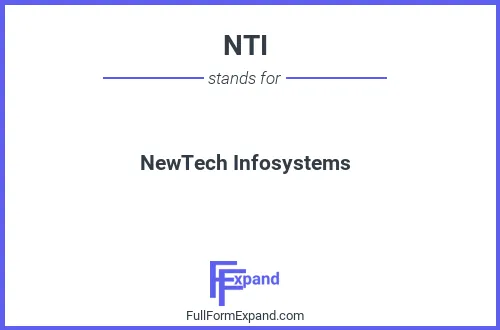 Full form of NTI