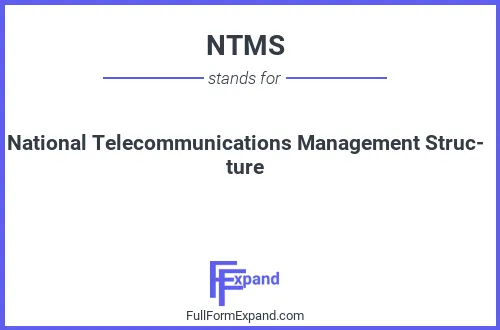Full form of NTMS