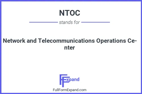 Full form of NTOC