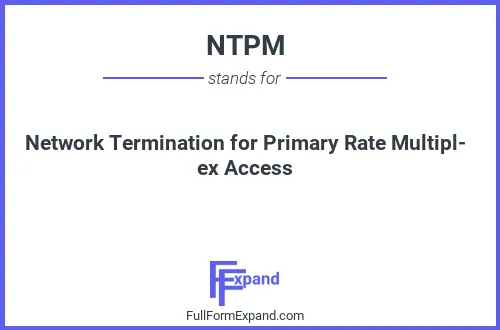 Full form of NTPM
