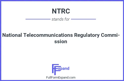 Full form of NTRC