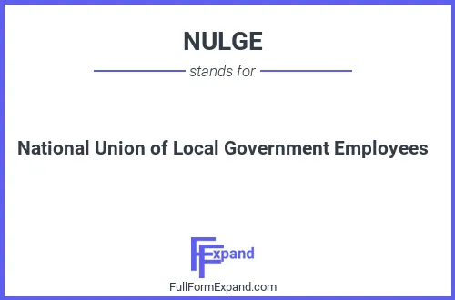 Full form of NULGE