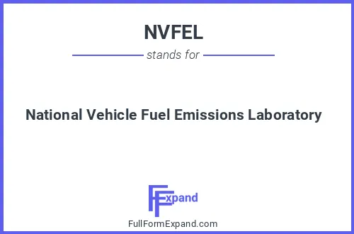 Full form of NVFEL