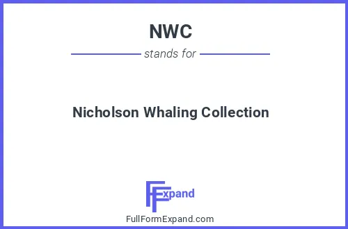 Full form of NWC