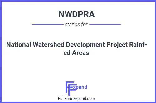 Full form of NWDPRA