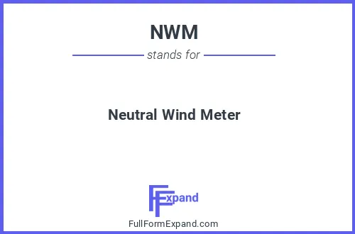 Full form of NWM