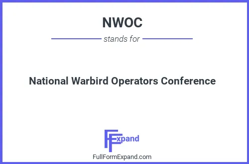 Full form of NWOC