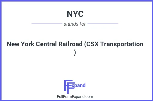Full form of NYC