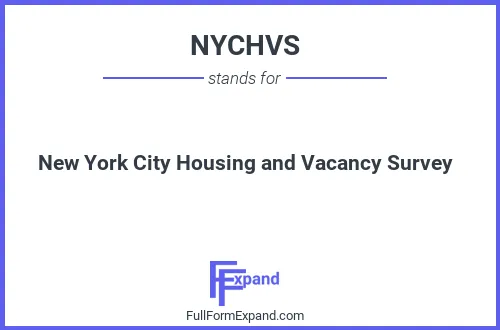 Full form of NYCHVS