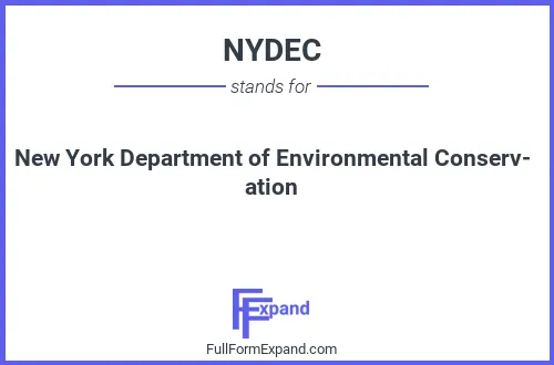 Full form of NYDEC