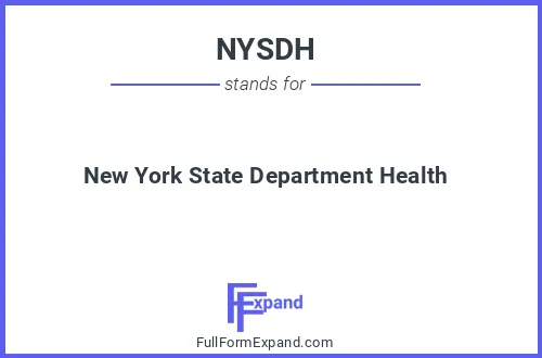 Full form of NYSDH