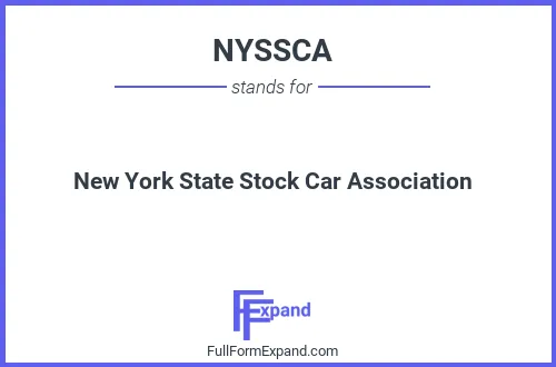 Full form of NYSSCA