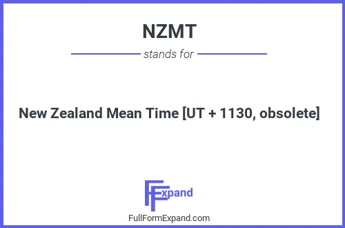Full form of NZMT