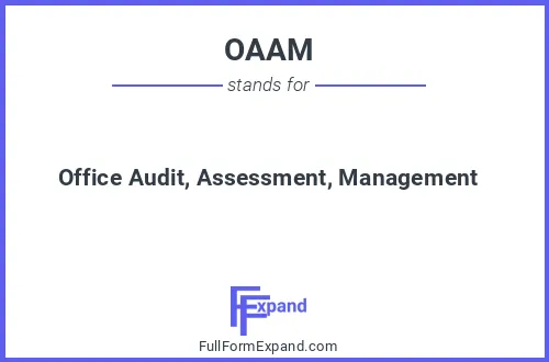 Full form of OAAM