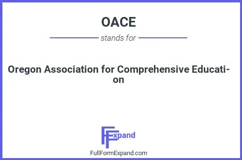 Full form of OACE