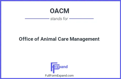 Full form of OACM