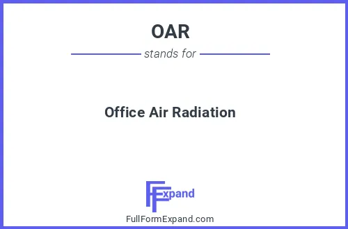 Full form of OAR
