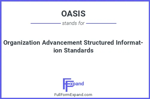 Full form of OASIS
