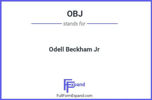 Full form of OBJ