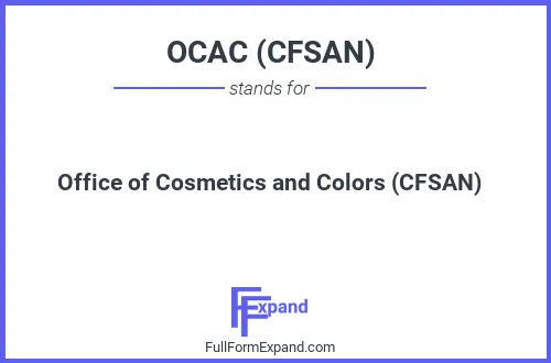 Full form of OCAC (CFSAN)