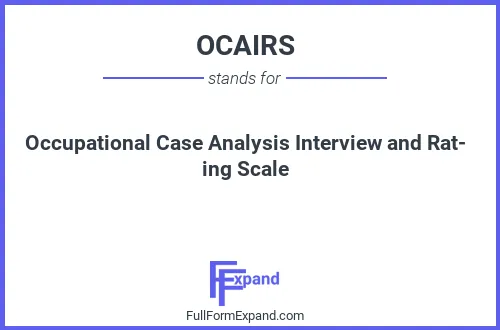 Full form of OCAIRS
