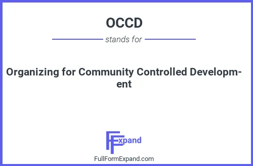 Full form of OCCD