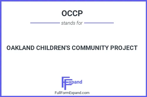 Full form of OCCP