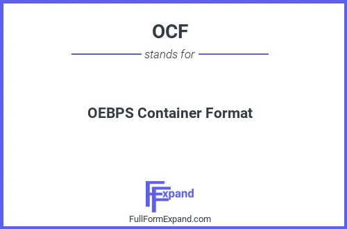 Full form of OCF
