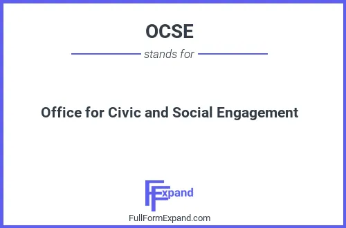 Full form of OCSE