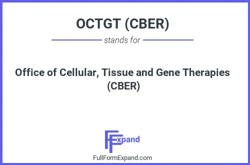Full form of OCTGT (CBER)