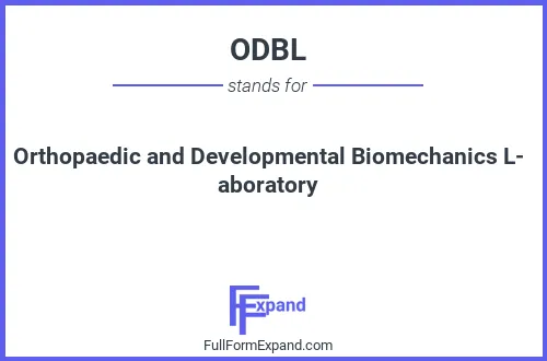 Full form of ODBL