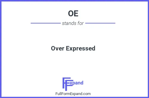 Full form of OE