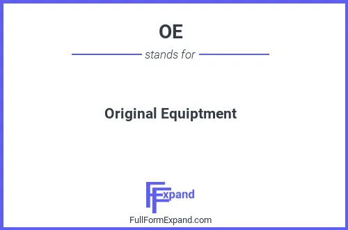 Full form of OE