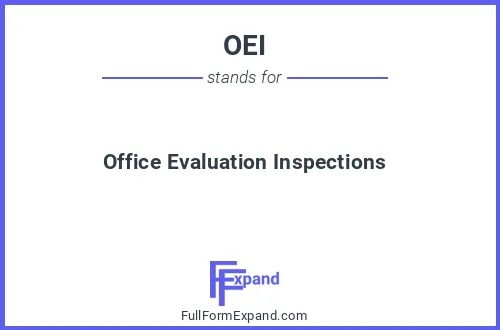 Full form of OEI