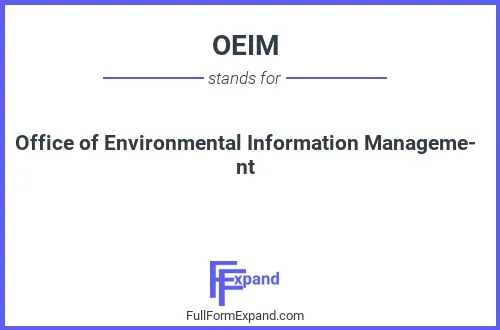Full form of OEIM