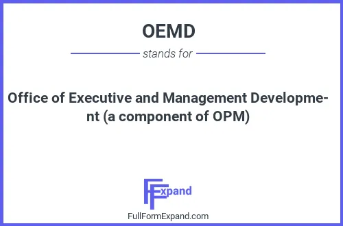 Full form of OEMD