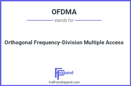 Full form of OFDMA