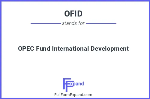 Full form of OFID