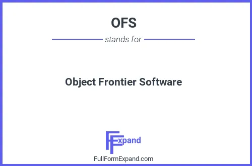 Full form of OFS