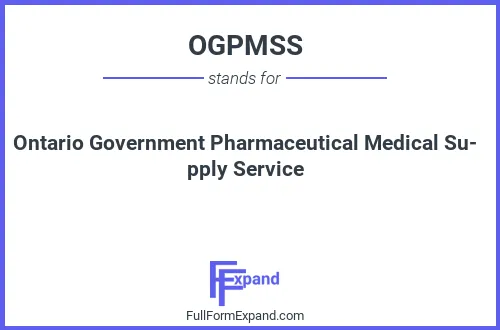 Full form of OGPMSS