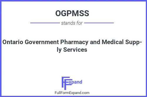 Full form of OGPMSS