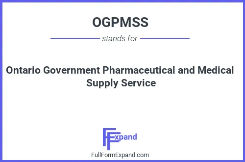 Full form of OGPMSS
