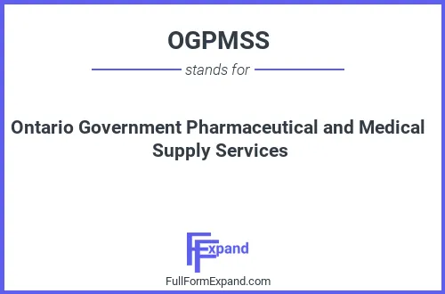 Full form of OGPMSS