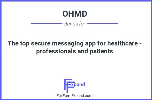 Full form of OHMD