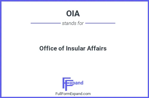 Full form of OIA